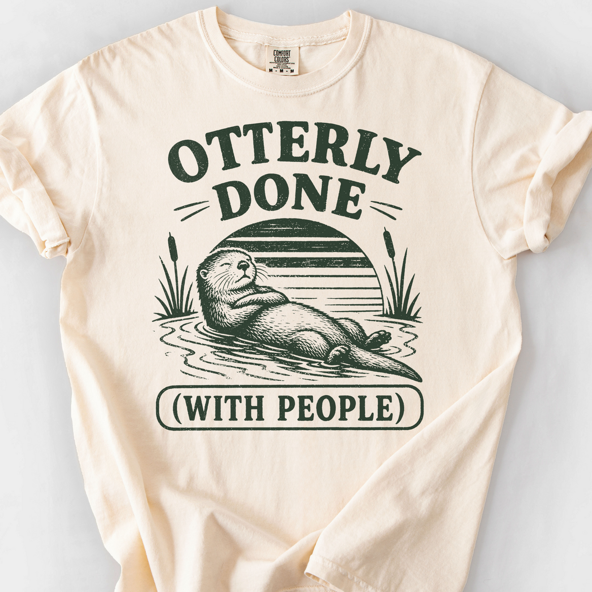 Otterly Done T-Shirt — Ivory