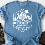 Out of Breath Society T-Shirt — Blue Jean