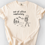 Out Of Office Indefinitely T-Shirt — Ivory