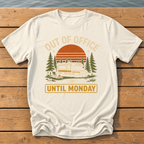 Out of Office Until Monday T-Shirt — Ivory