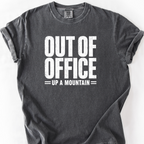 Out Of Office Up A Mountain T-Shirt — Pepper