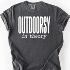 Outdoorsy in Theory T-Shirt — Pepper