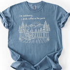 Outdoorsy (Porch Version) T-Shirt — Blue Jean