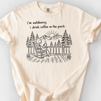 Outdoorsy (Porch Version) T-Shirt — Ivory