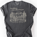Outdoorsy (Porch Version) T-Shirt — Pepper