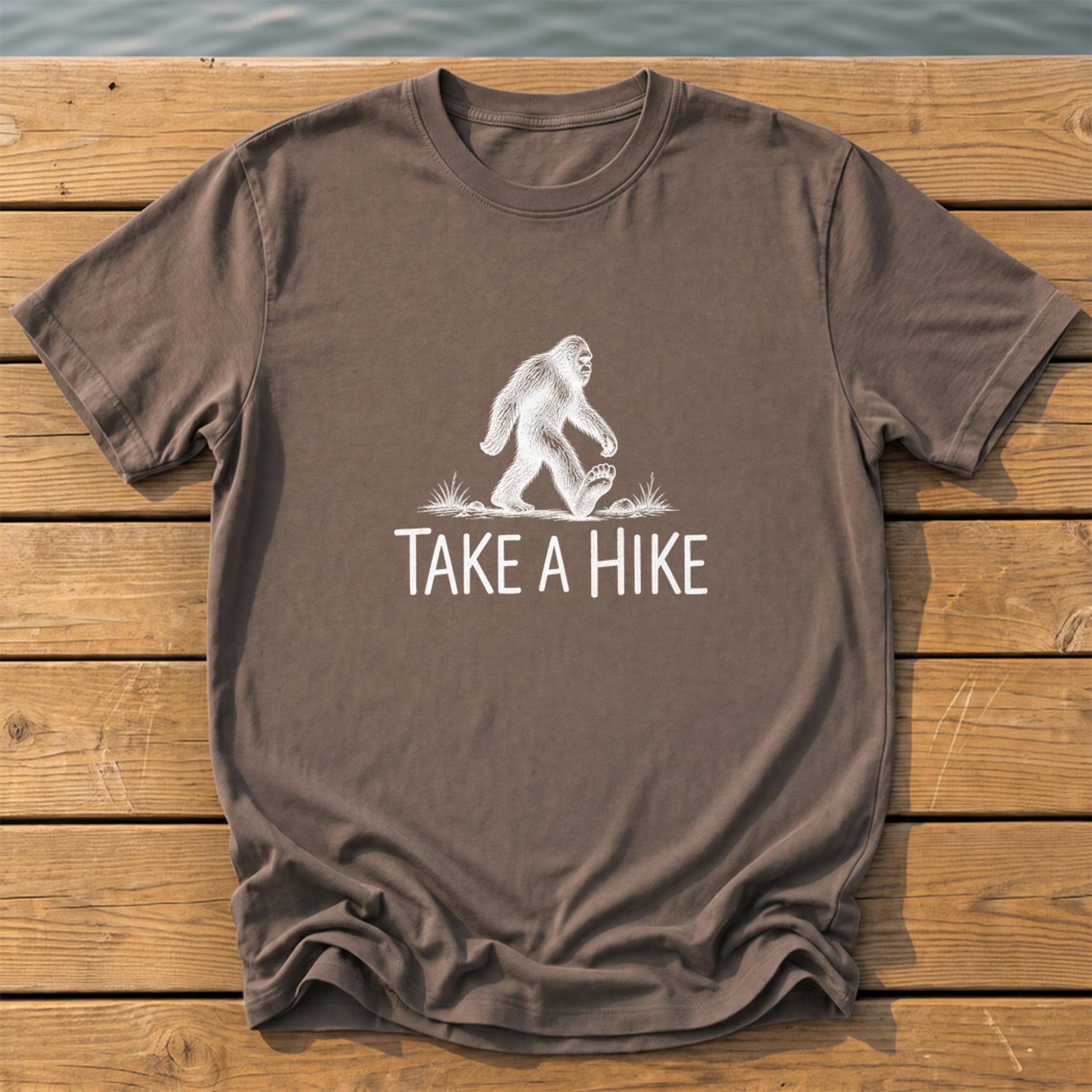 Outside-ish Design 03 T-Shirt — Espresso