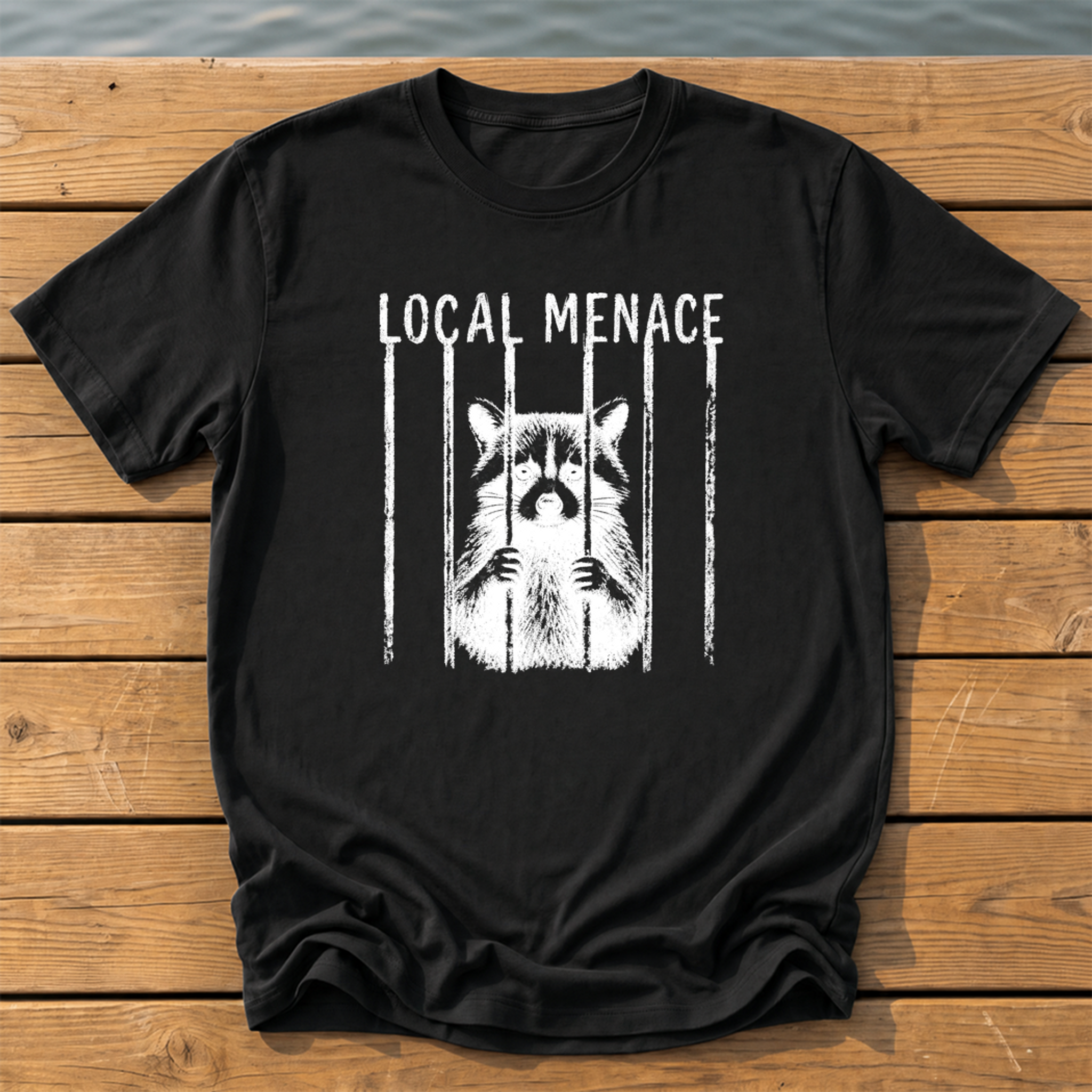 Outside-ish Design 04 T-Shirt — Black
