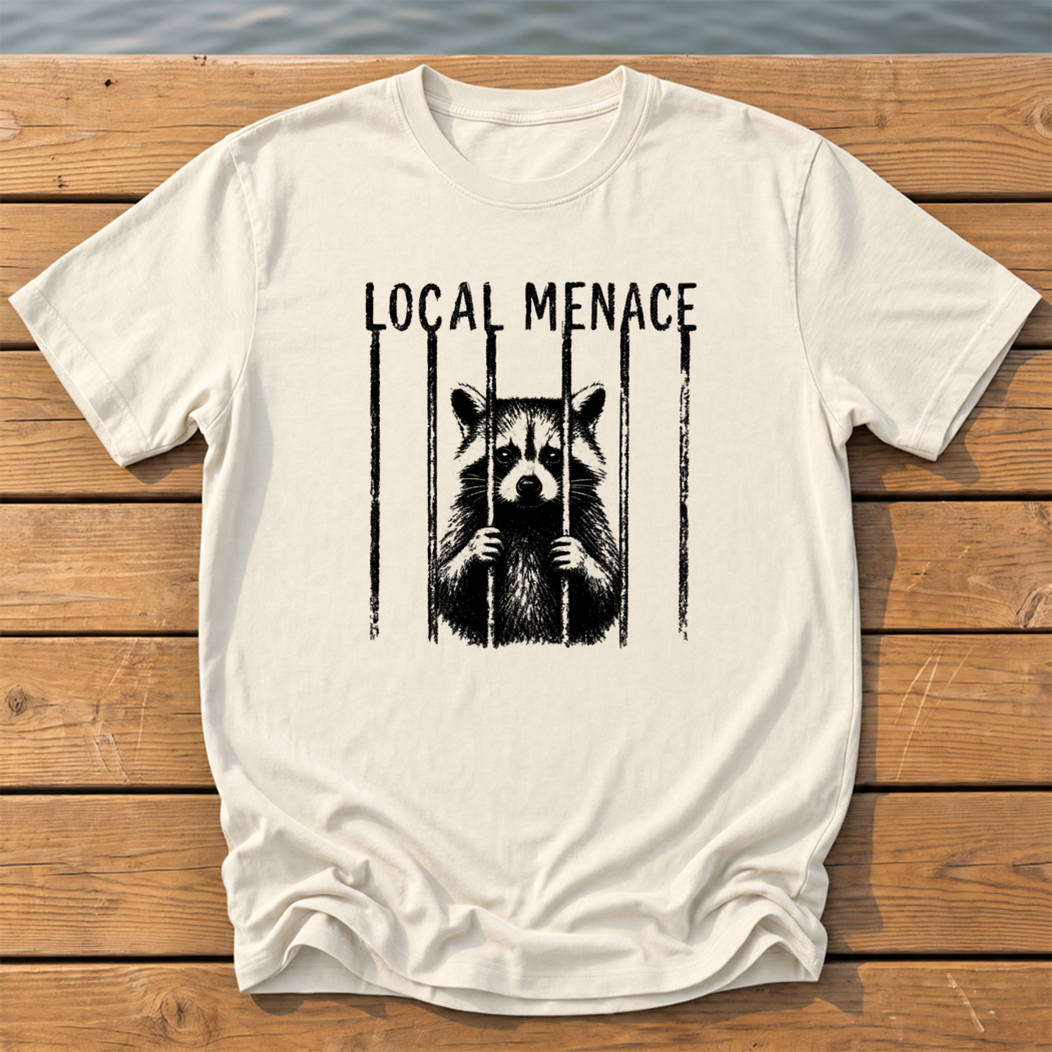 Outside-ish Design 04 T-Shirt — Ivory