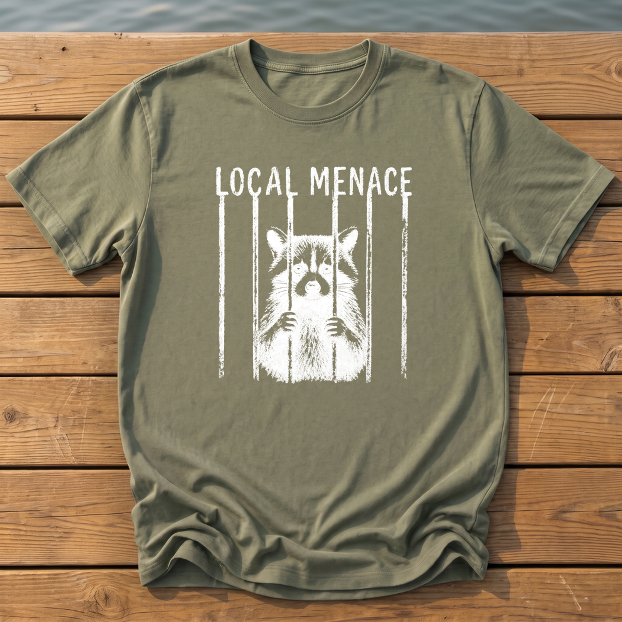 Outside-ish Design 04 T-Shirt — Moss