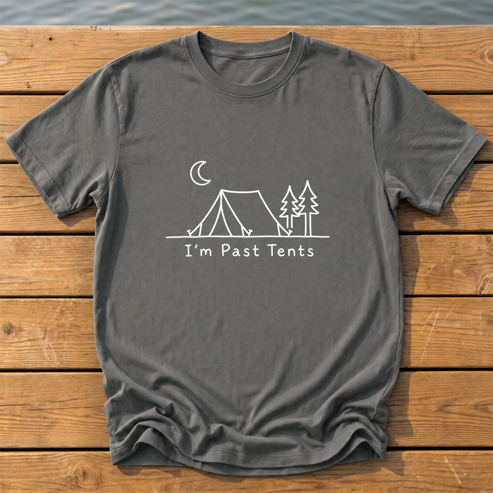 Outside-ish Design 06 T-Shirt — Pepper