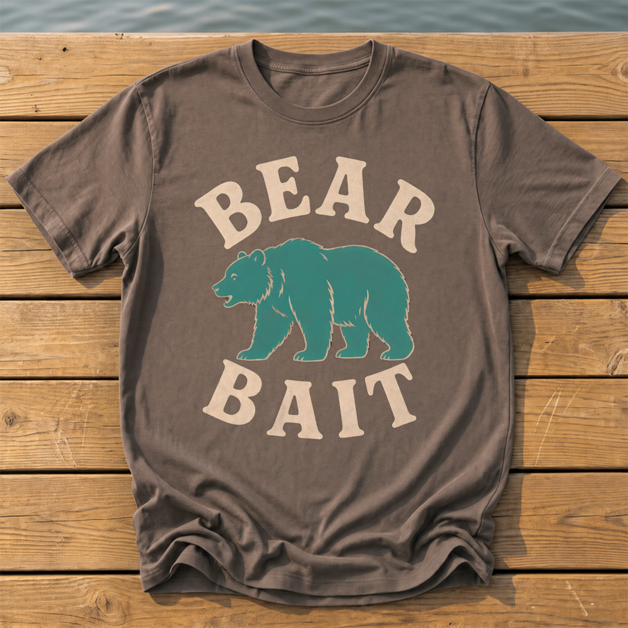 Outside-ish Design 18 T-Shirt — Espresso