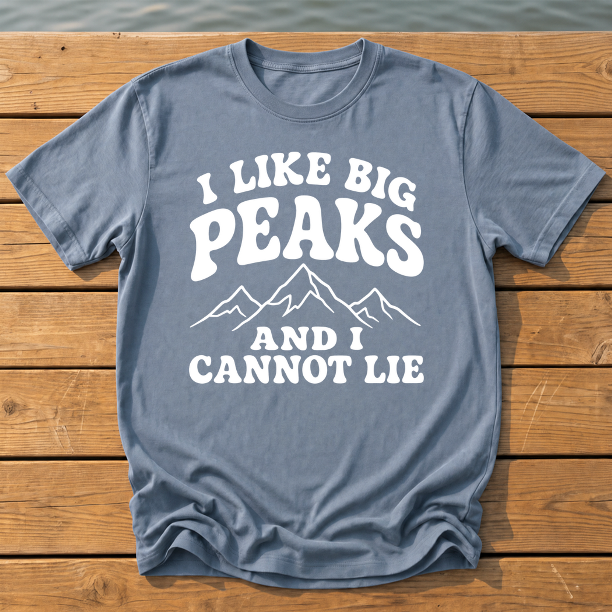 Outside-ish Design 19 T-Shirt — Blue Jean