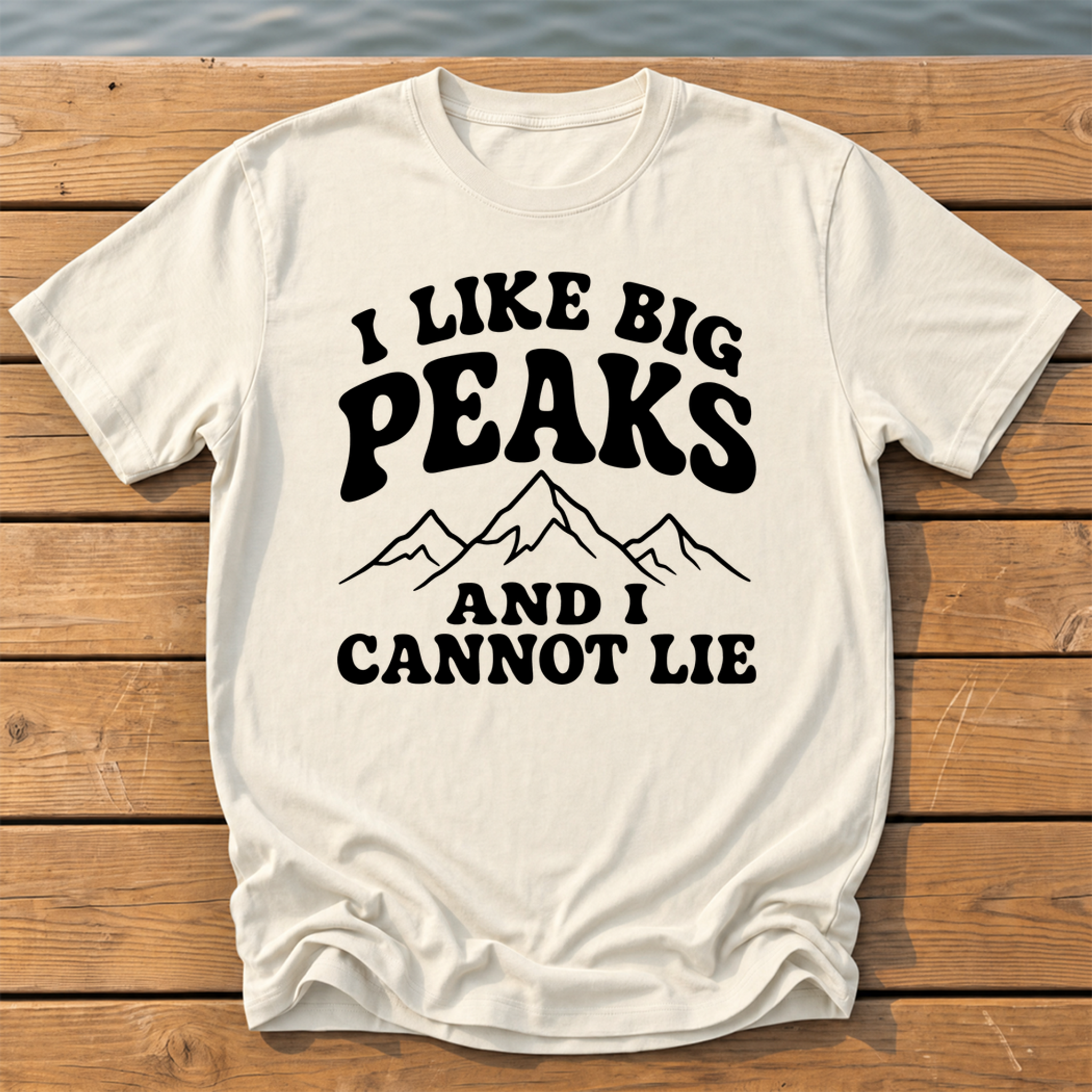 Outside-ish Design 19 T-Shirt — Ivory