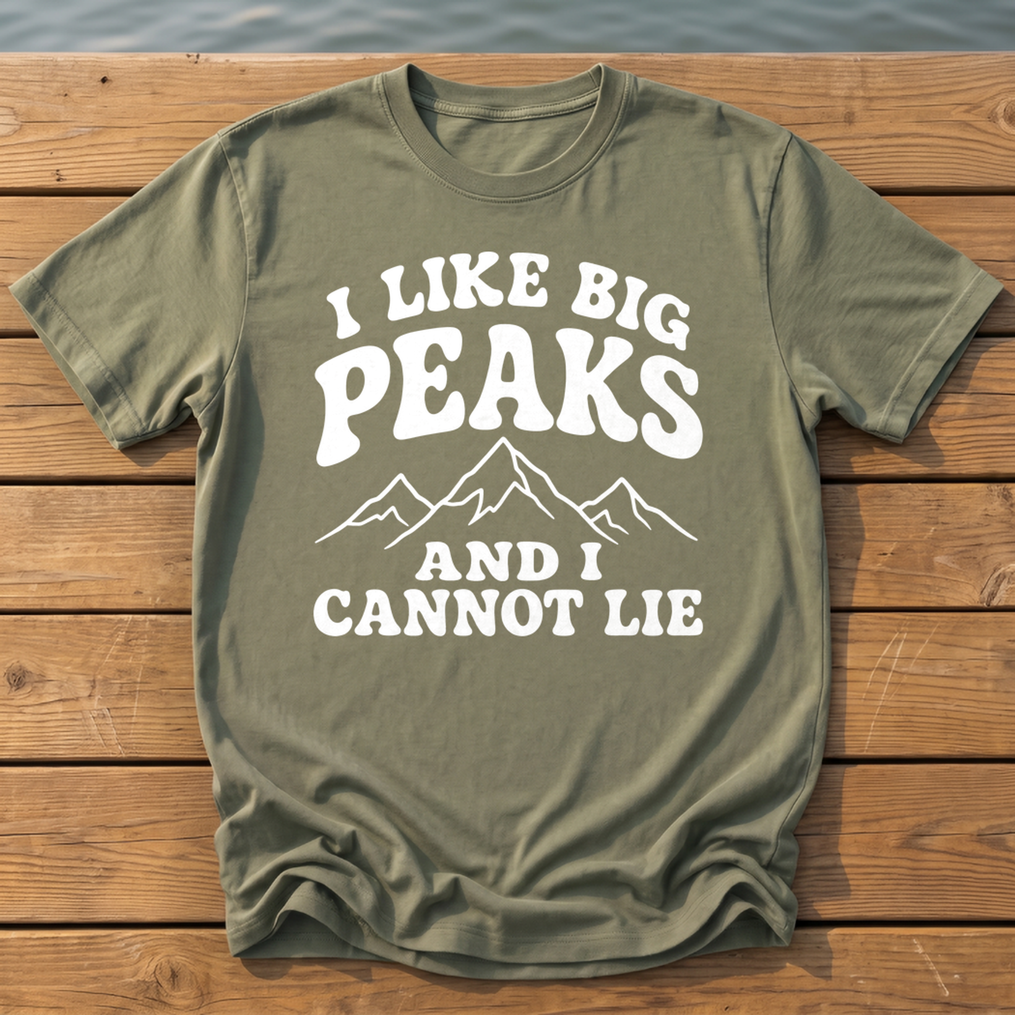 Outside-ish Design 19 T-Shirt — Moss