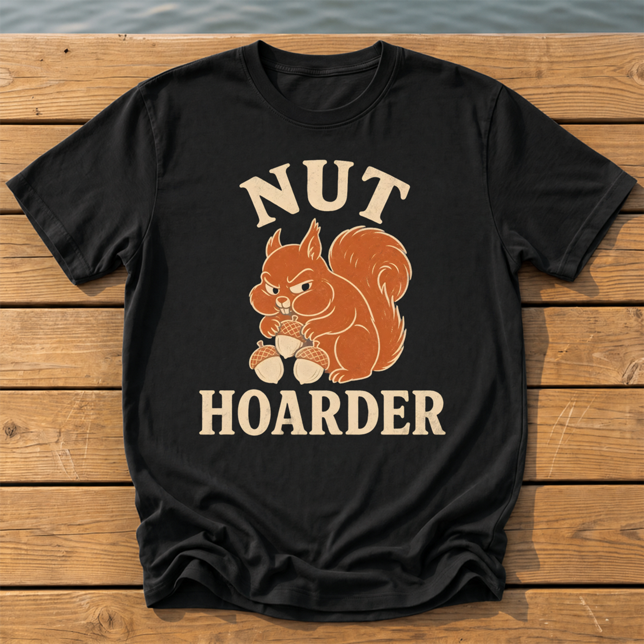 Outside-ish Design 25 T-Shirt — Black