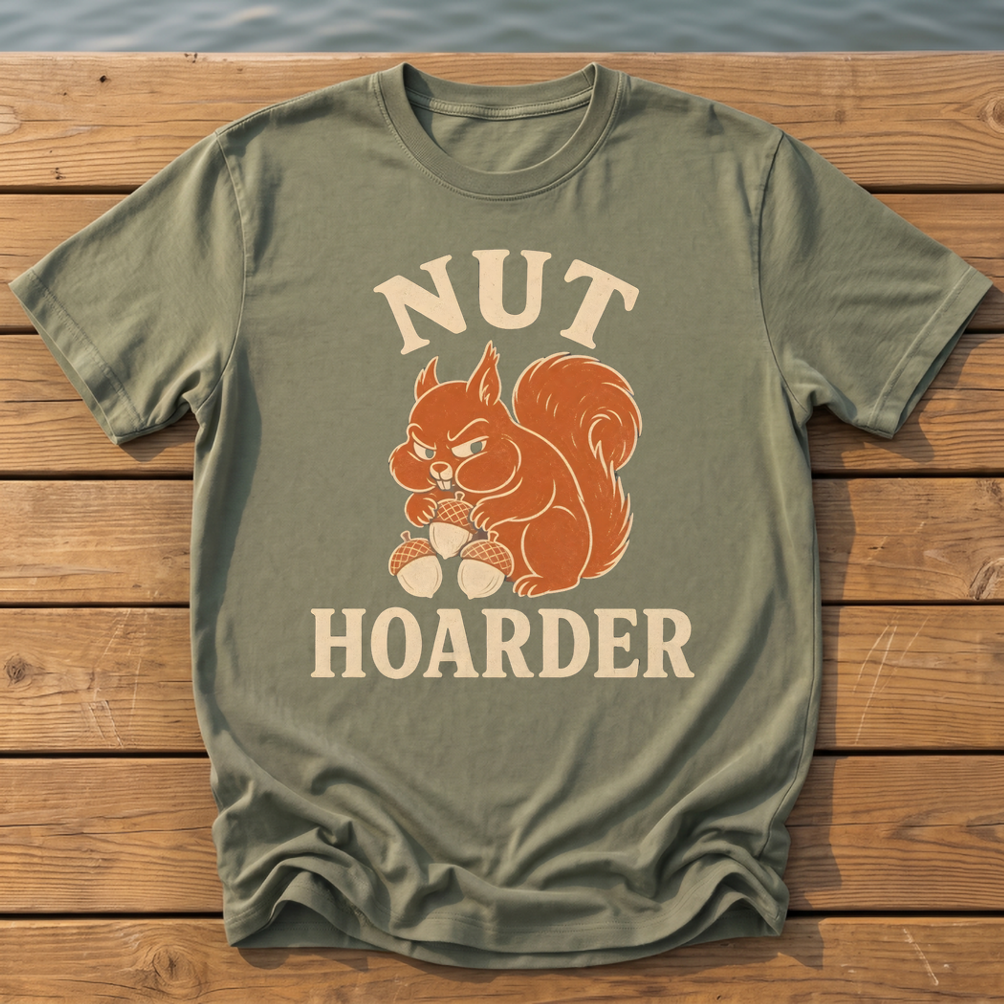 Outside-ish Design 25 T-Shirt — Moss