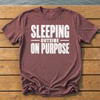 Outside-ish Design 26 T-Shirt — Brick