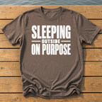 Outside-ish Design 26 T-Shirt — Espresso