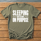 Outside-ish Design 26 T-Shirt — Moss