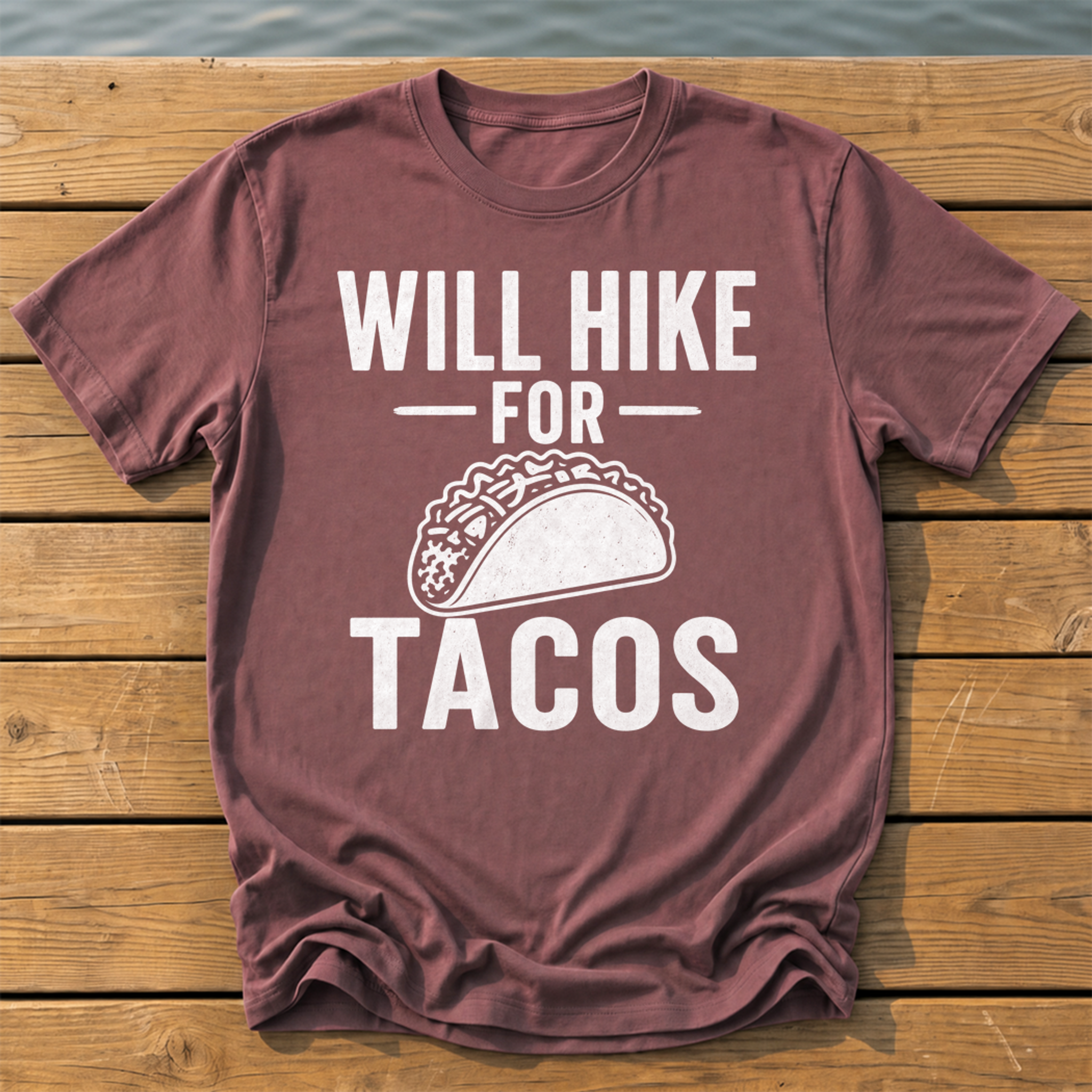 Outside-ish Design 27 T-Shirt — Brick
