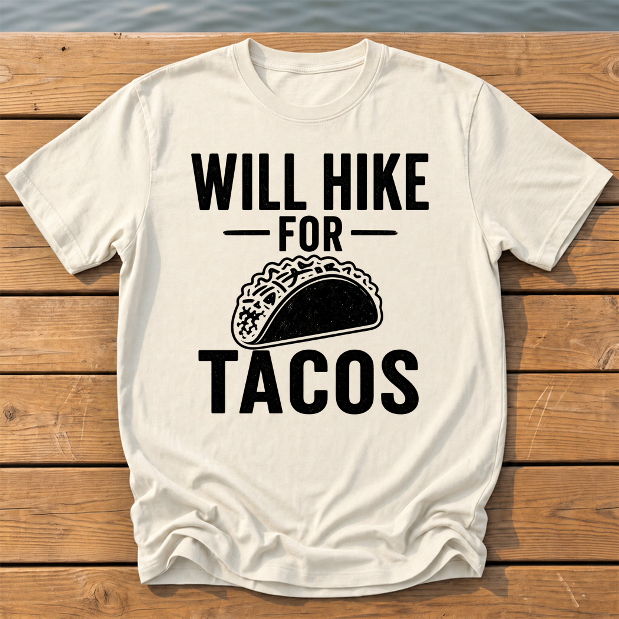 Outside-ish Design 27 T-Shirt — Ivory