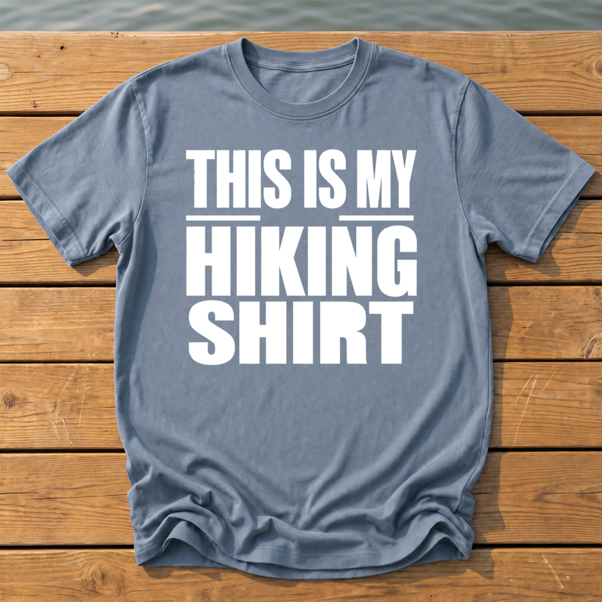 Outside-ish Design 28 T-Shirt — Blue Jean