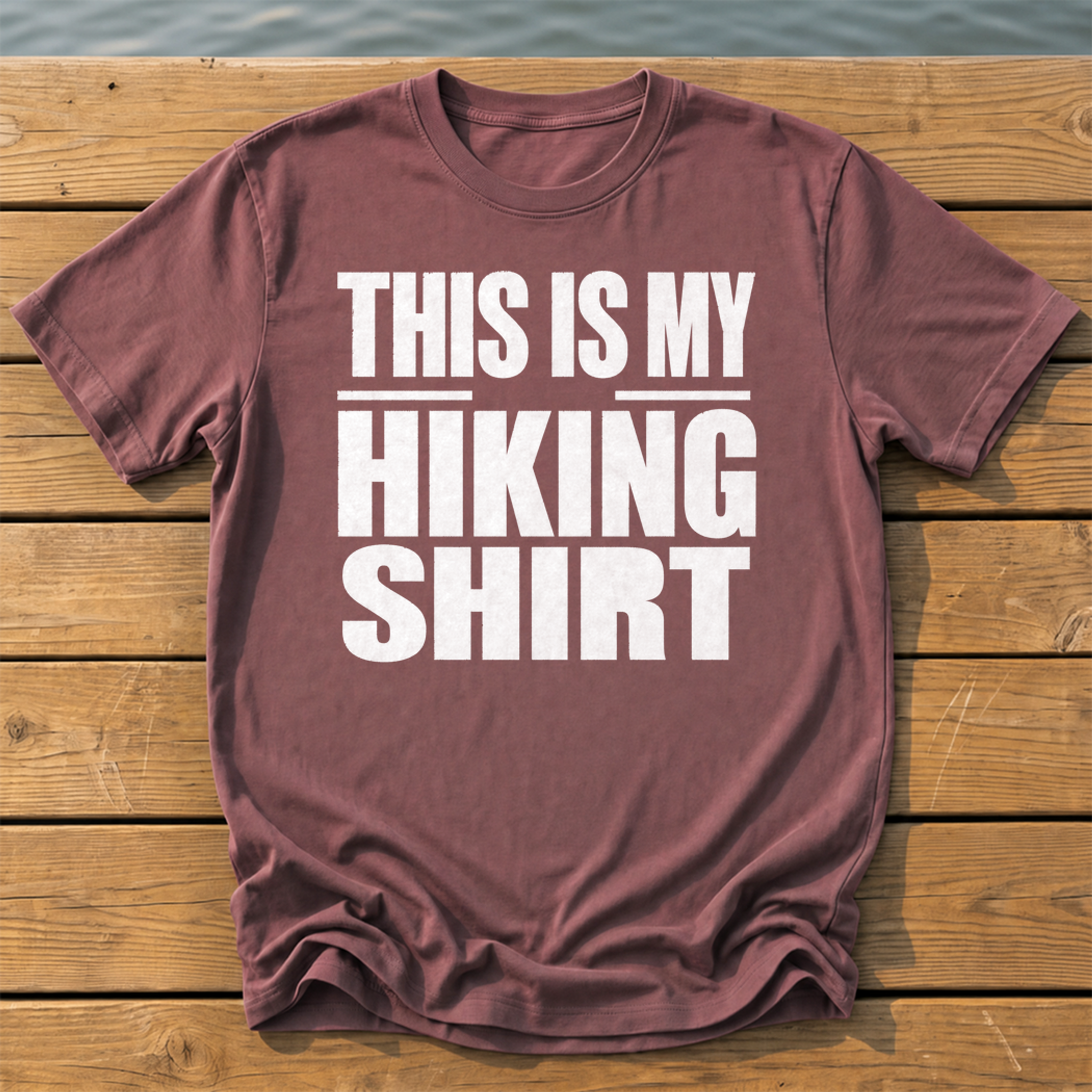Outside-ish Design 28 T-Shirt — Brick