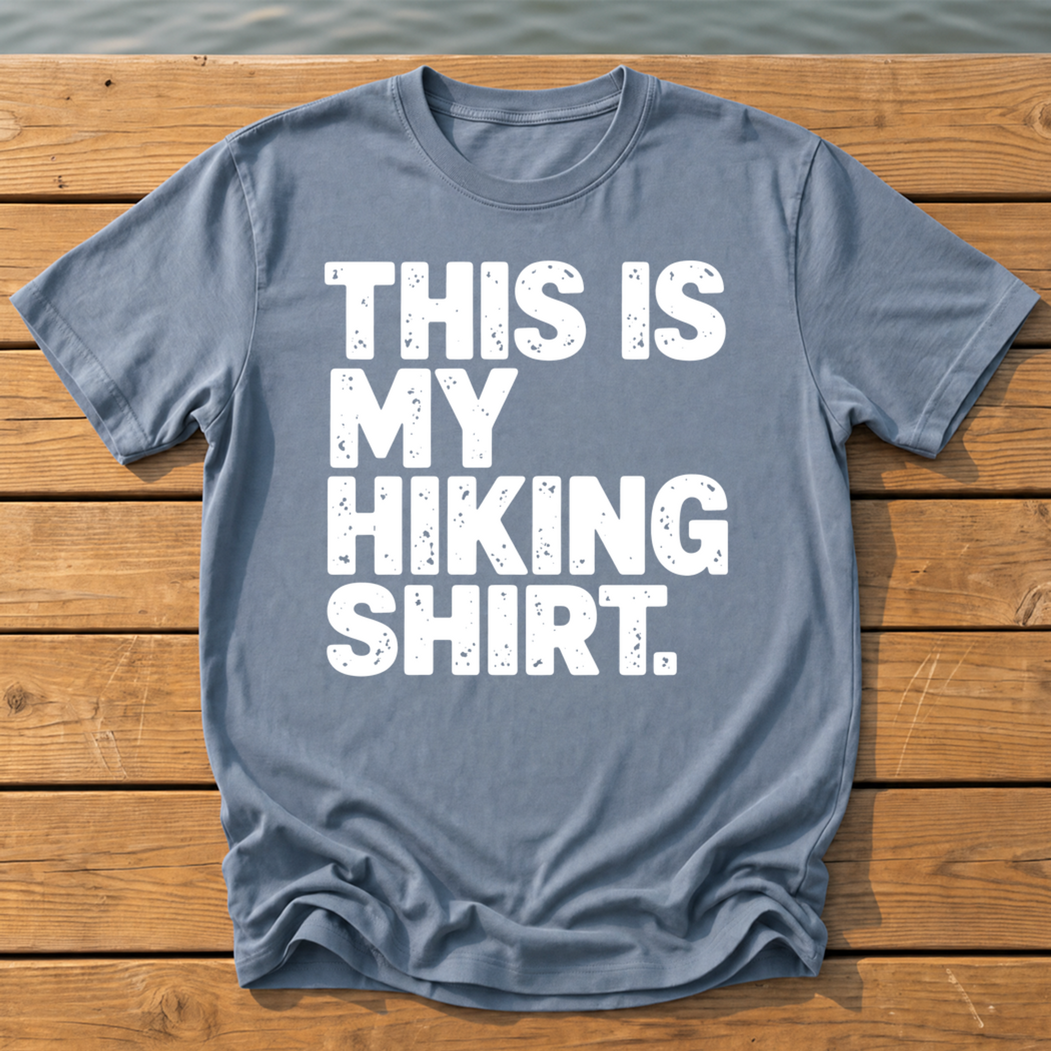 Outside-ish Design 31 T-Shirt — Blue Jean