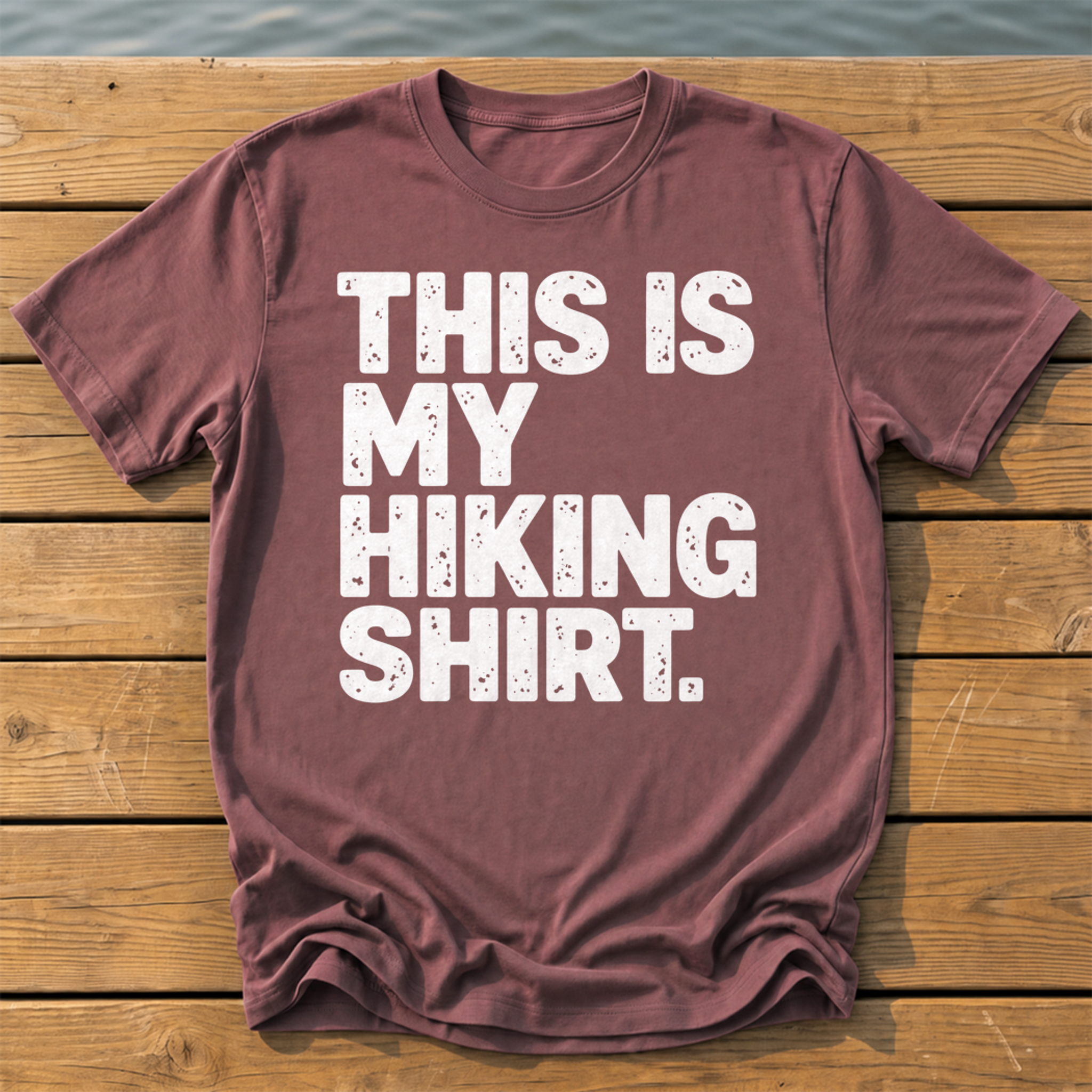 Outside-ish Design 31 T-Shirt — Brick