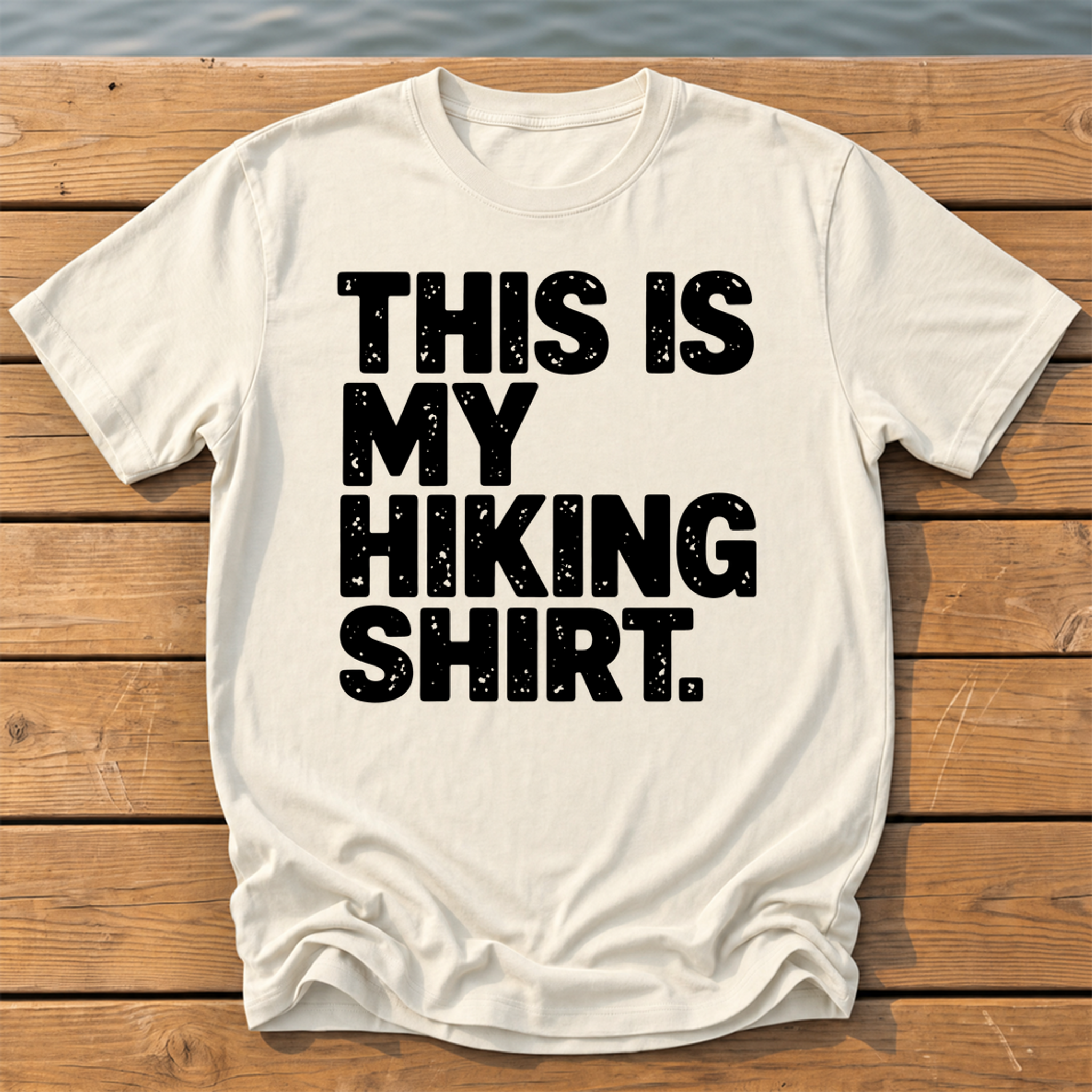 Outside-ish Design 31 T-Shirt — Ivory