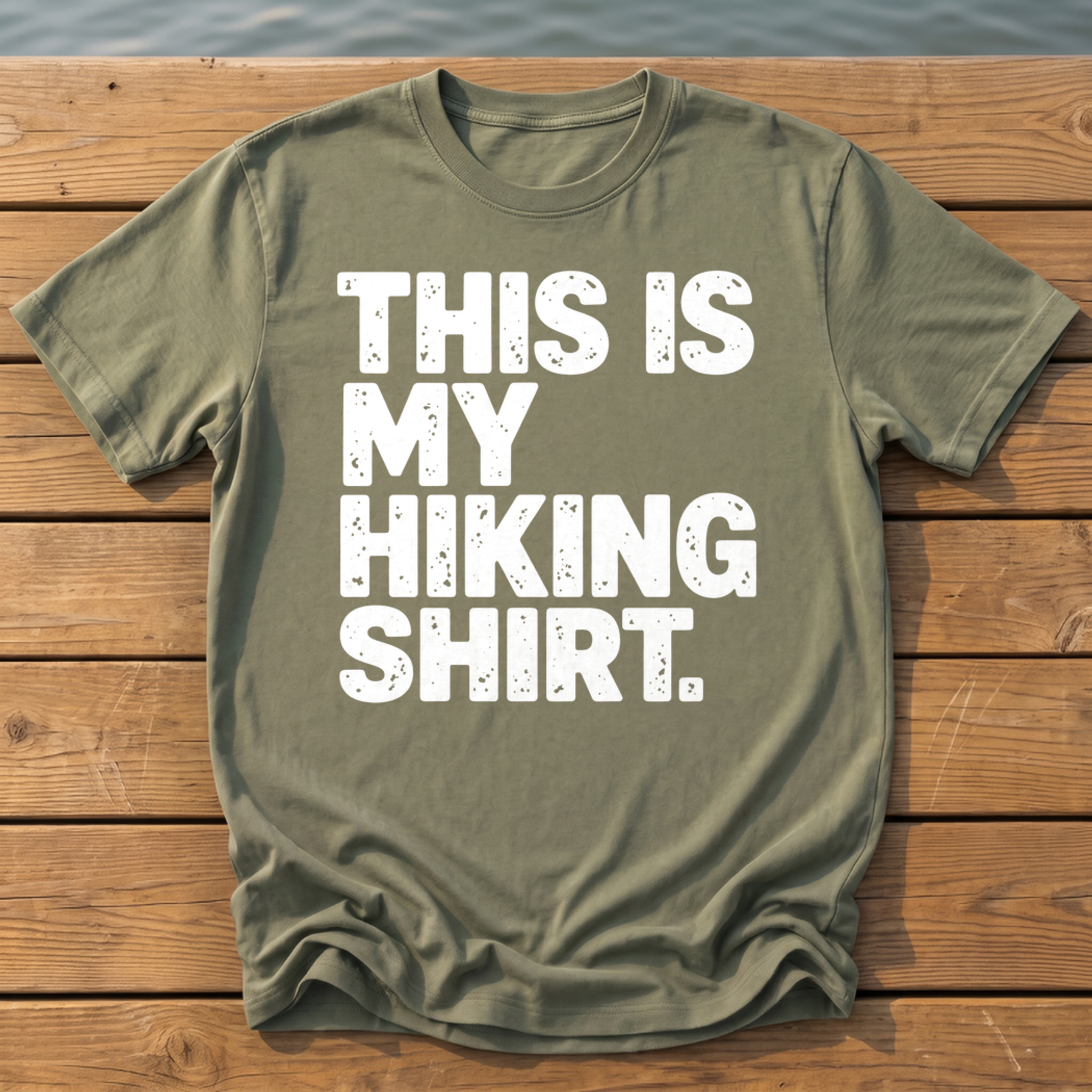 Outside-ish Design 31 T-Shirt — Moss
