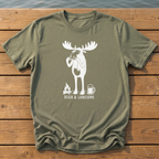 Outside-ish Design 32 T-Shirt — Moss