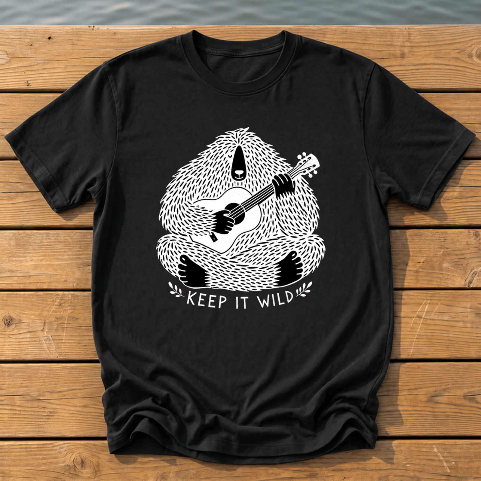 Outside-ish Design 34 T-Shirt — Black
