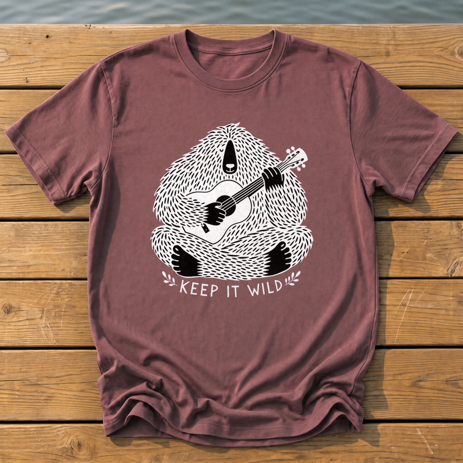 Outside-ish Design 34 T-Shirt — Brick