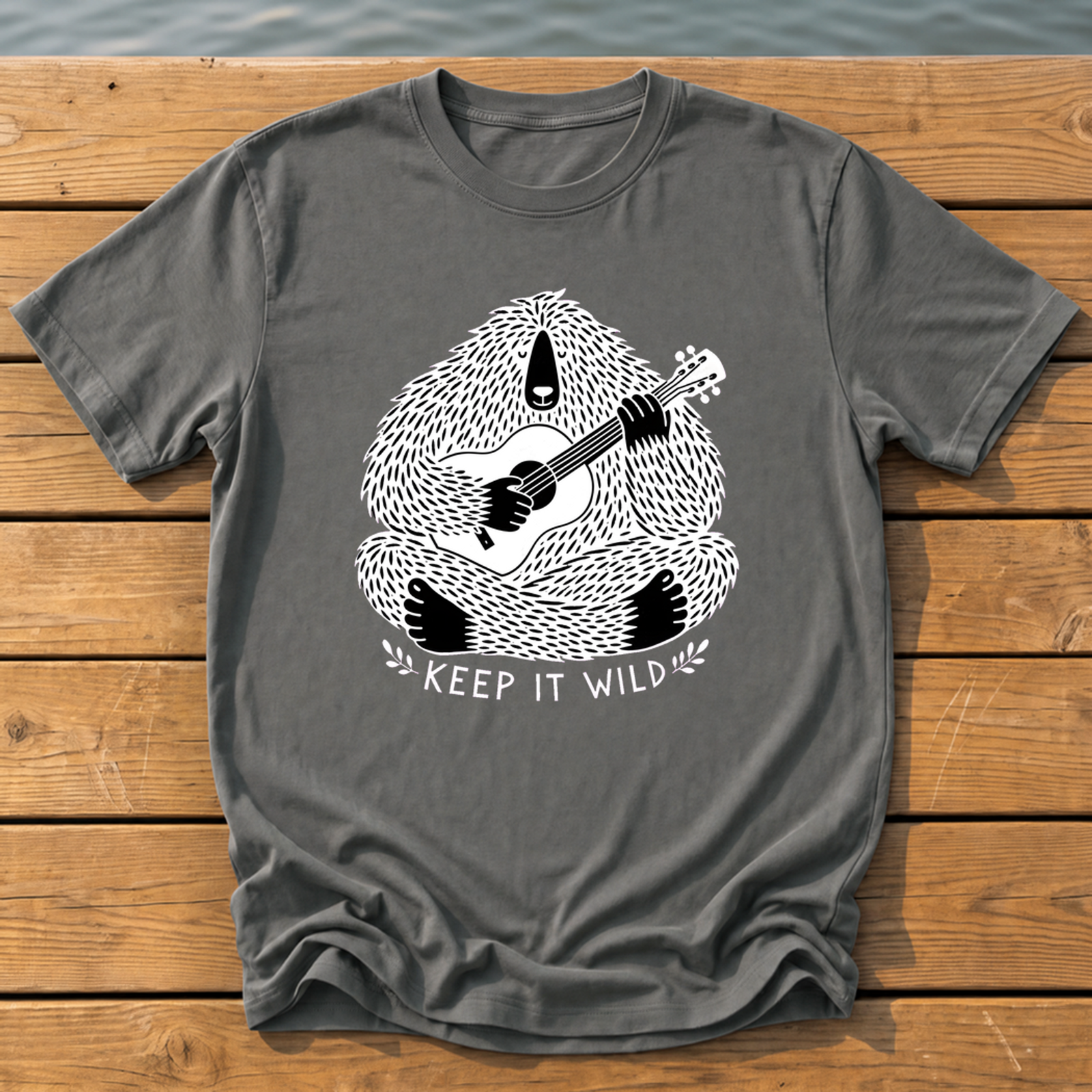 Outside-ish Design 34 T-Shirt — Pepper