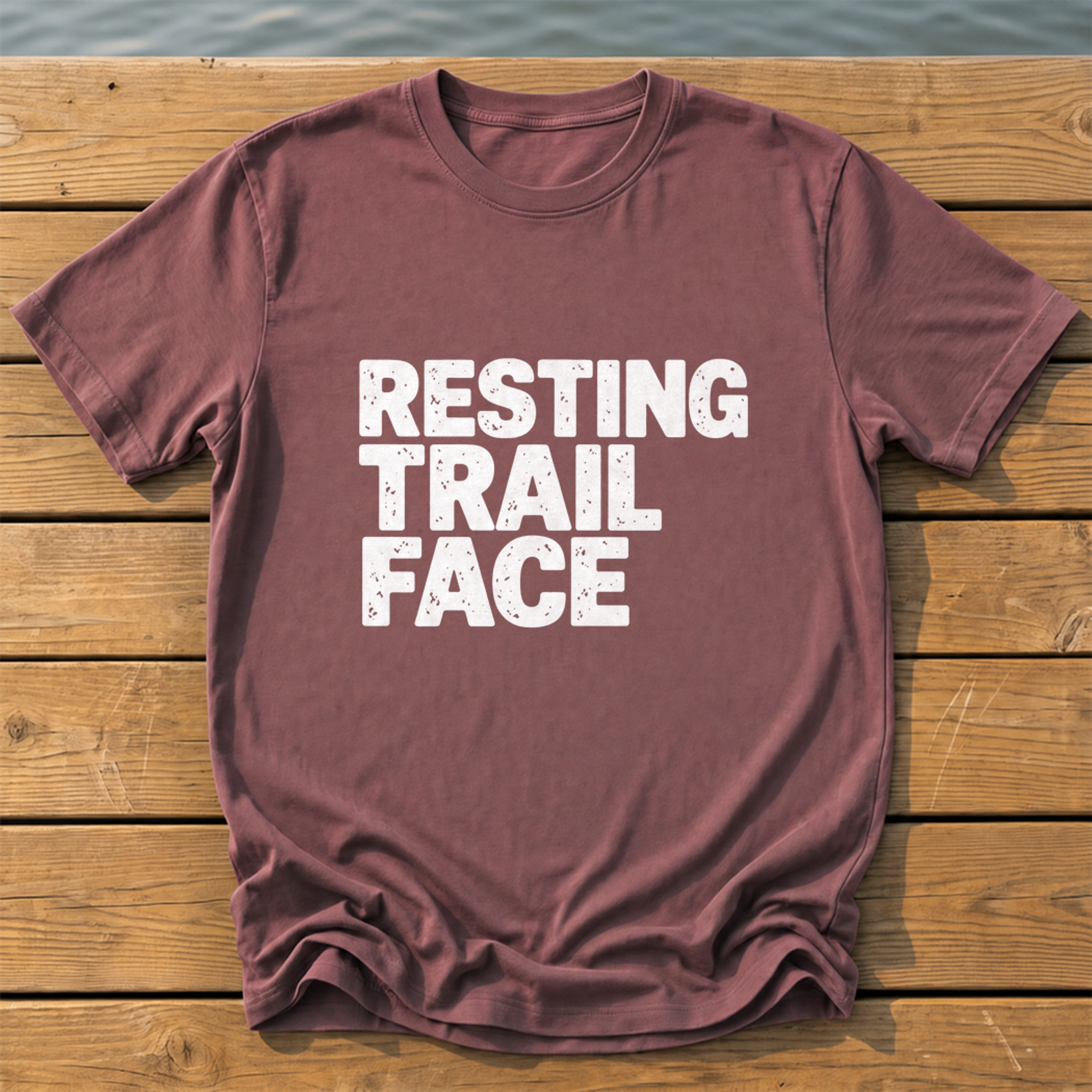 Outside-ish Design 35 T-Shirt — Brick