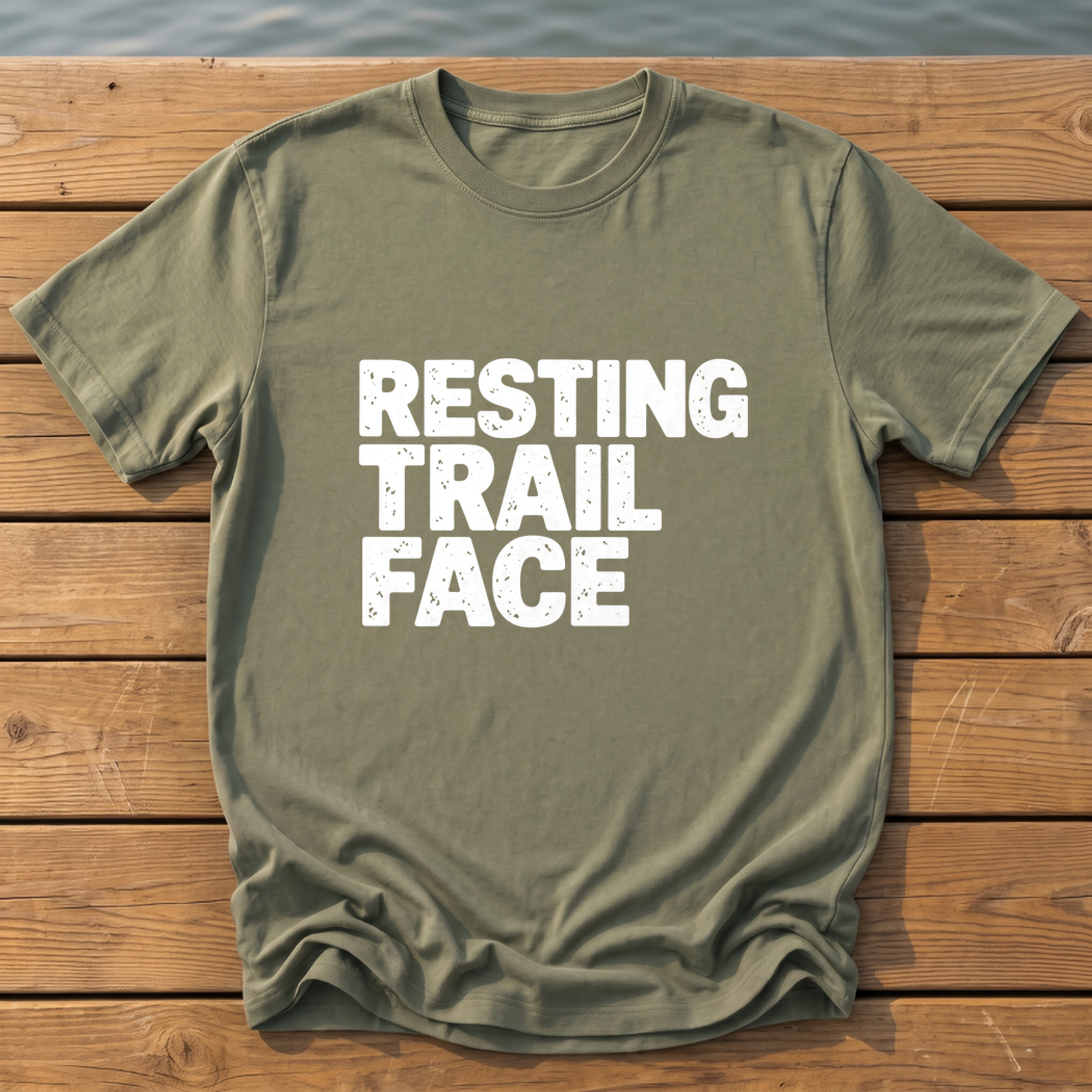 Outside-ish Design 35 T-Shirt — Moss