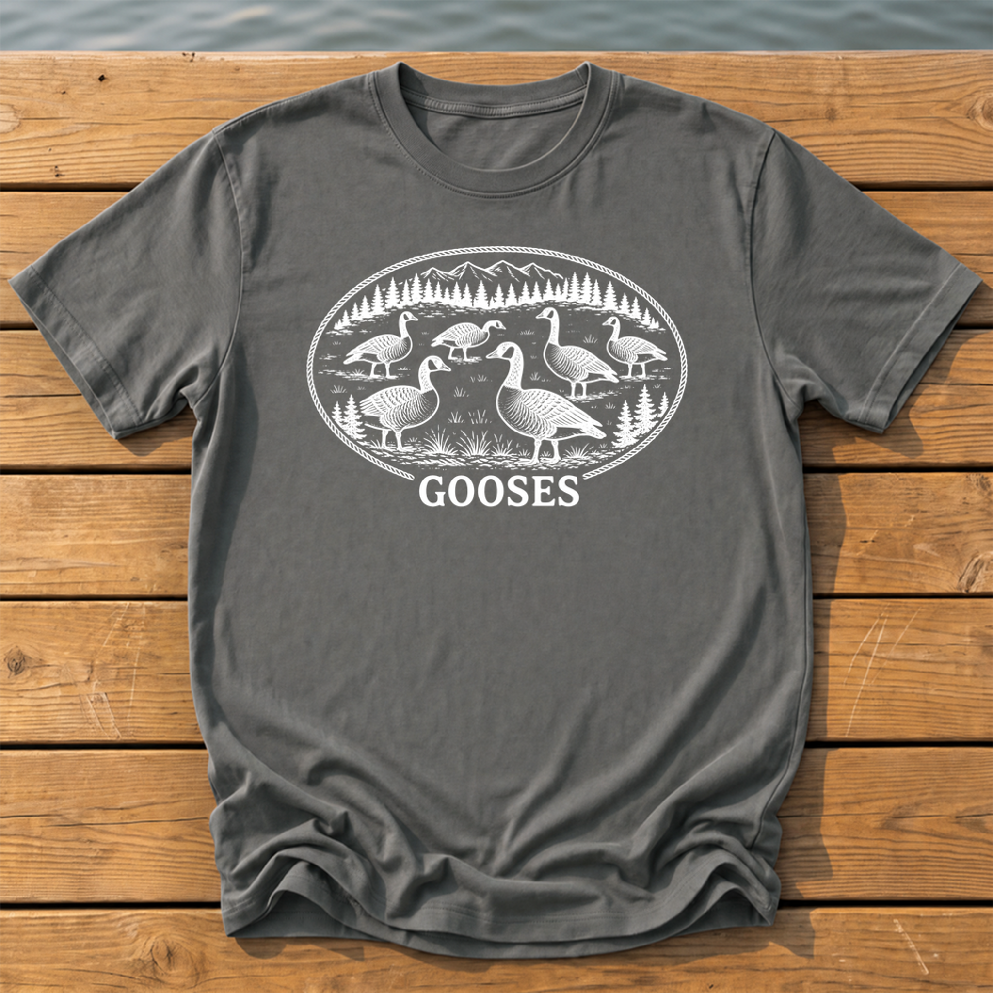 Outside-ish Design 37 T-Shirt — Pepper