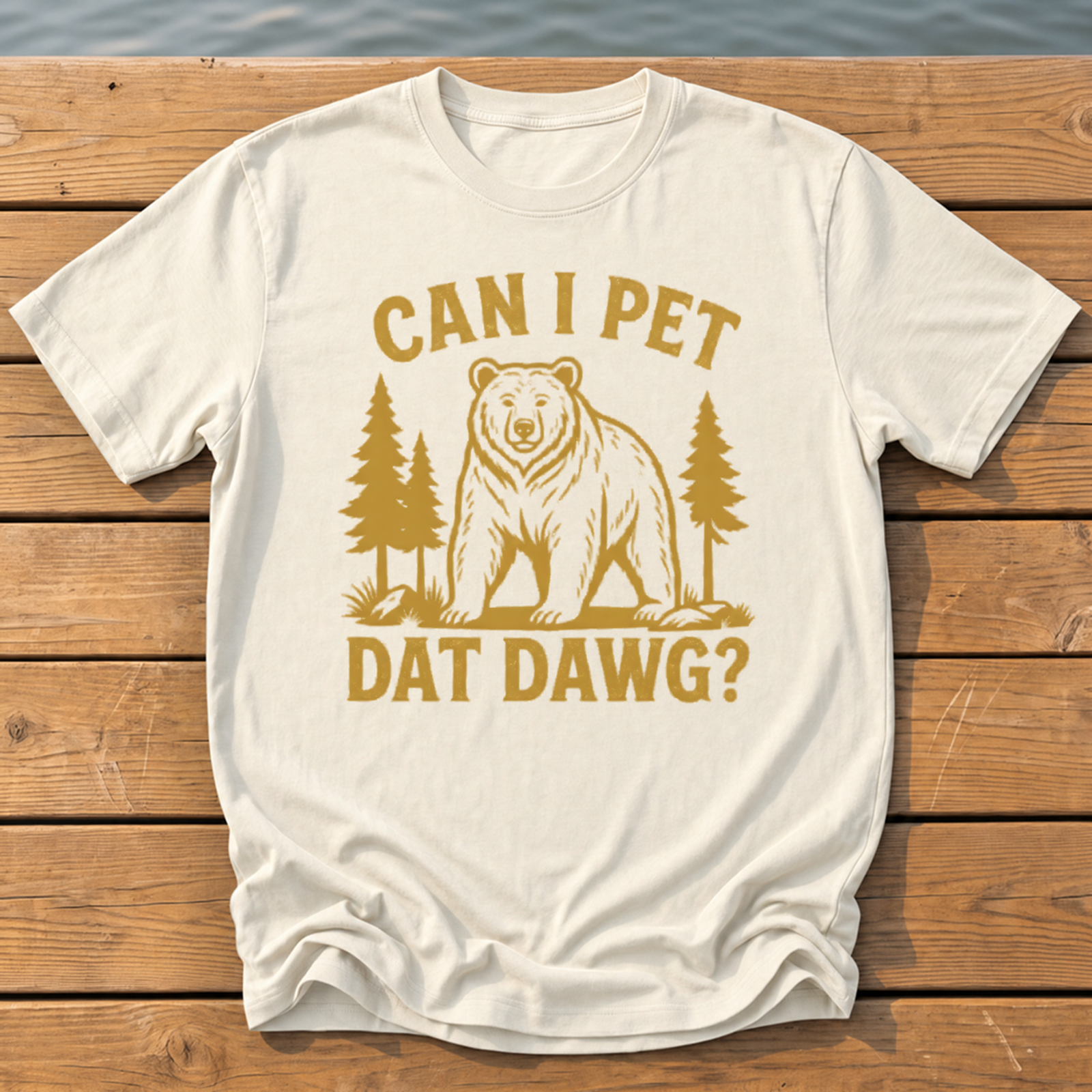 Outside-ish Design 41 T-Shirt — Ivory