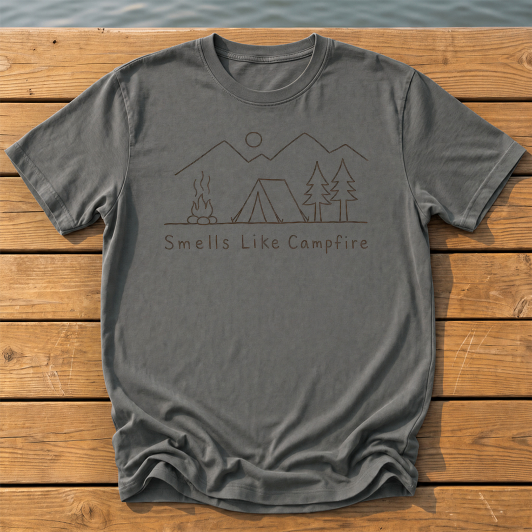Outside-ish Design 42 T-Shirt — Pepper