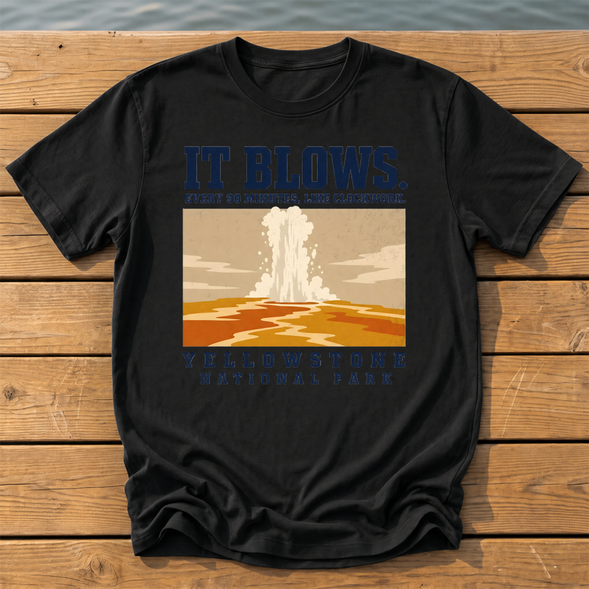 Outside-ish Design 43 T-Shirt — Black