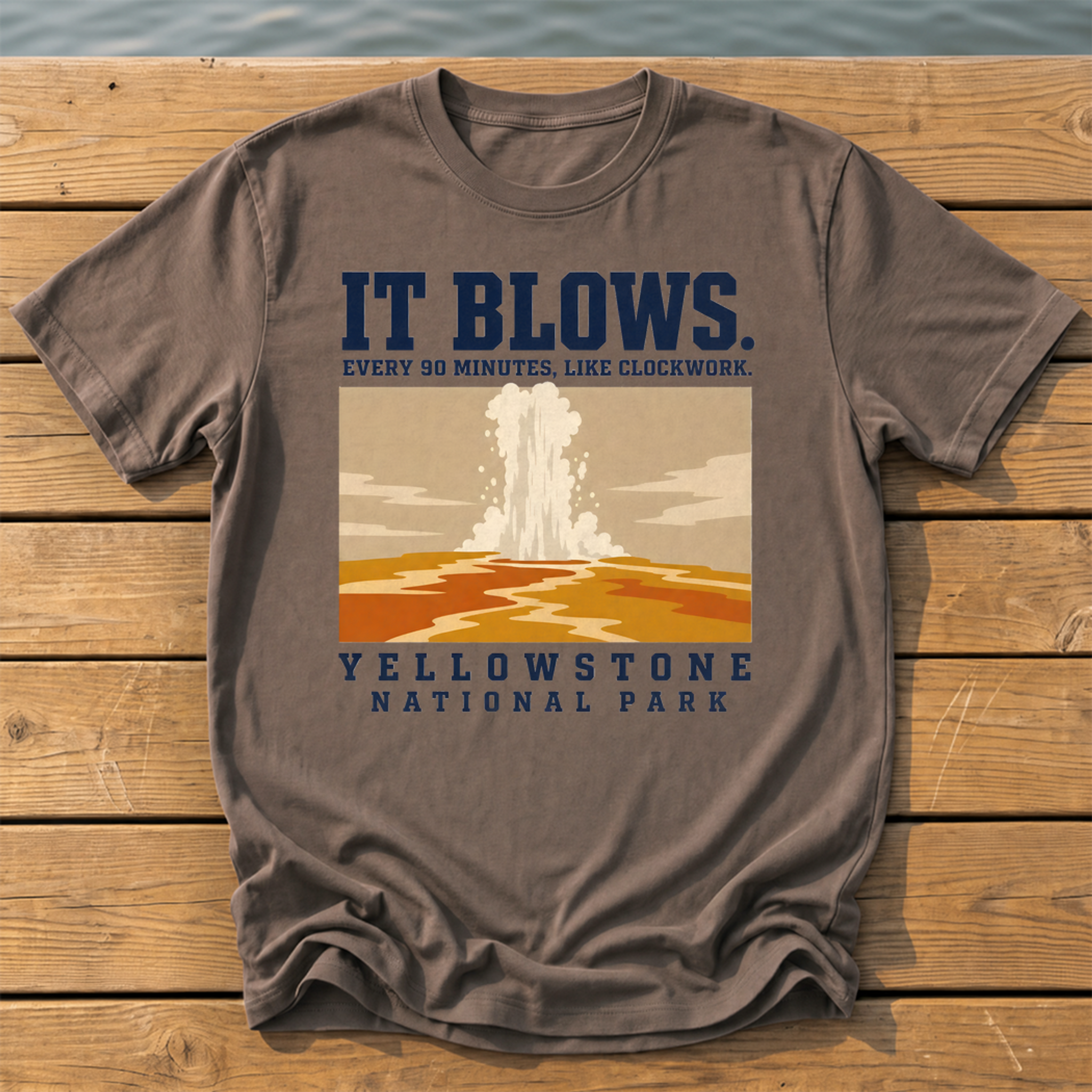 Outside-ish Design 43 T-Shirt — Espresso