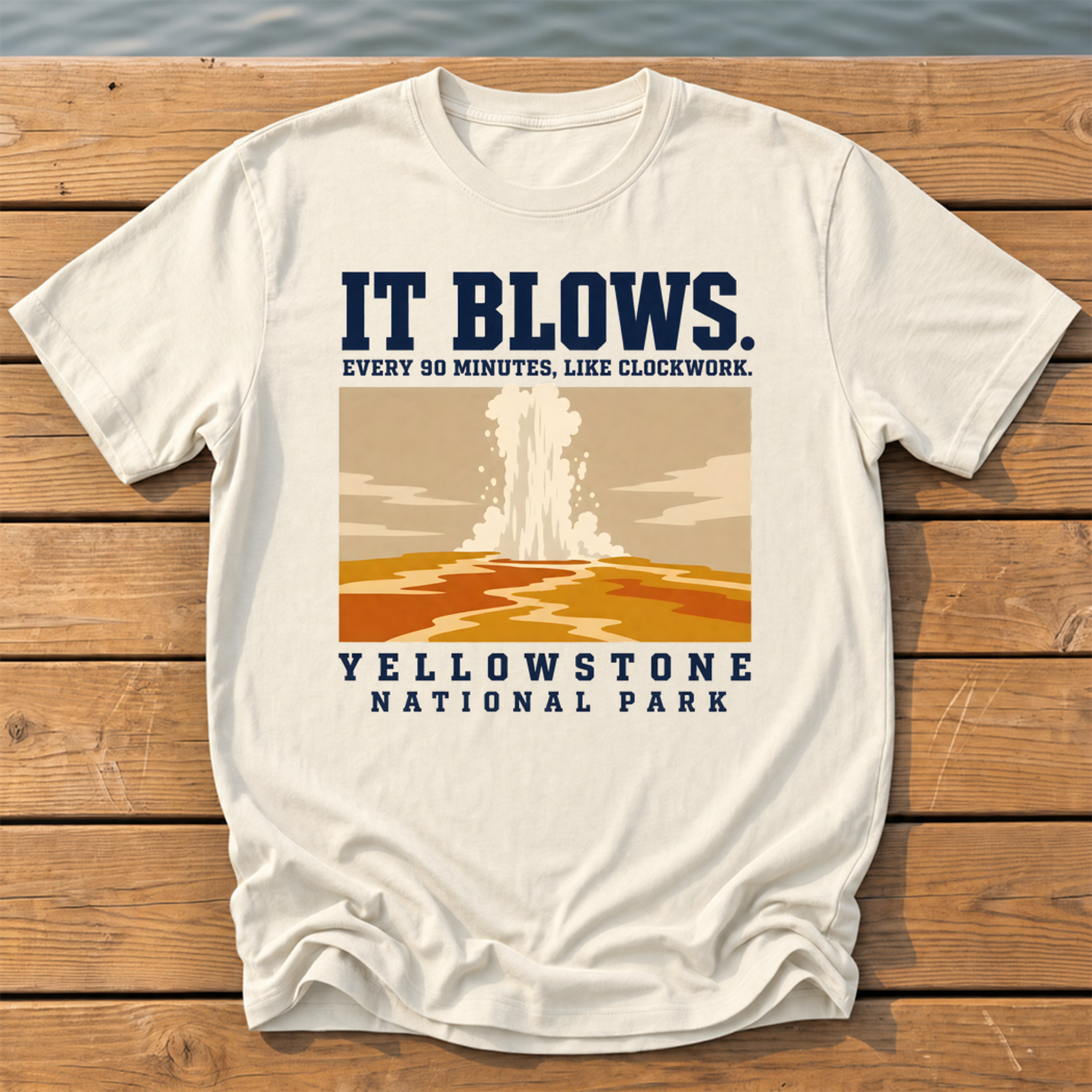 Outside-ish Design 43 T-Shirt — Ivory
