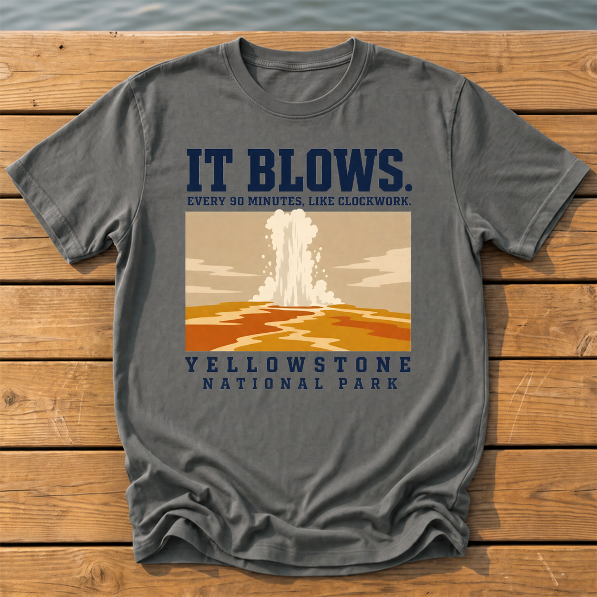 Outside-ish Design 43 T-Shirt — Pepper