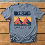 Outside-ish Design 45 T-Shirt — Blue Jean