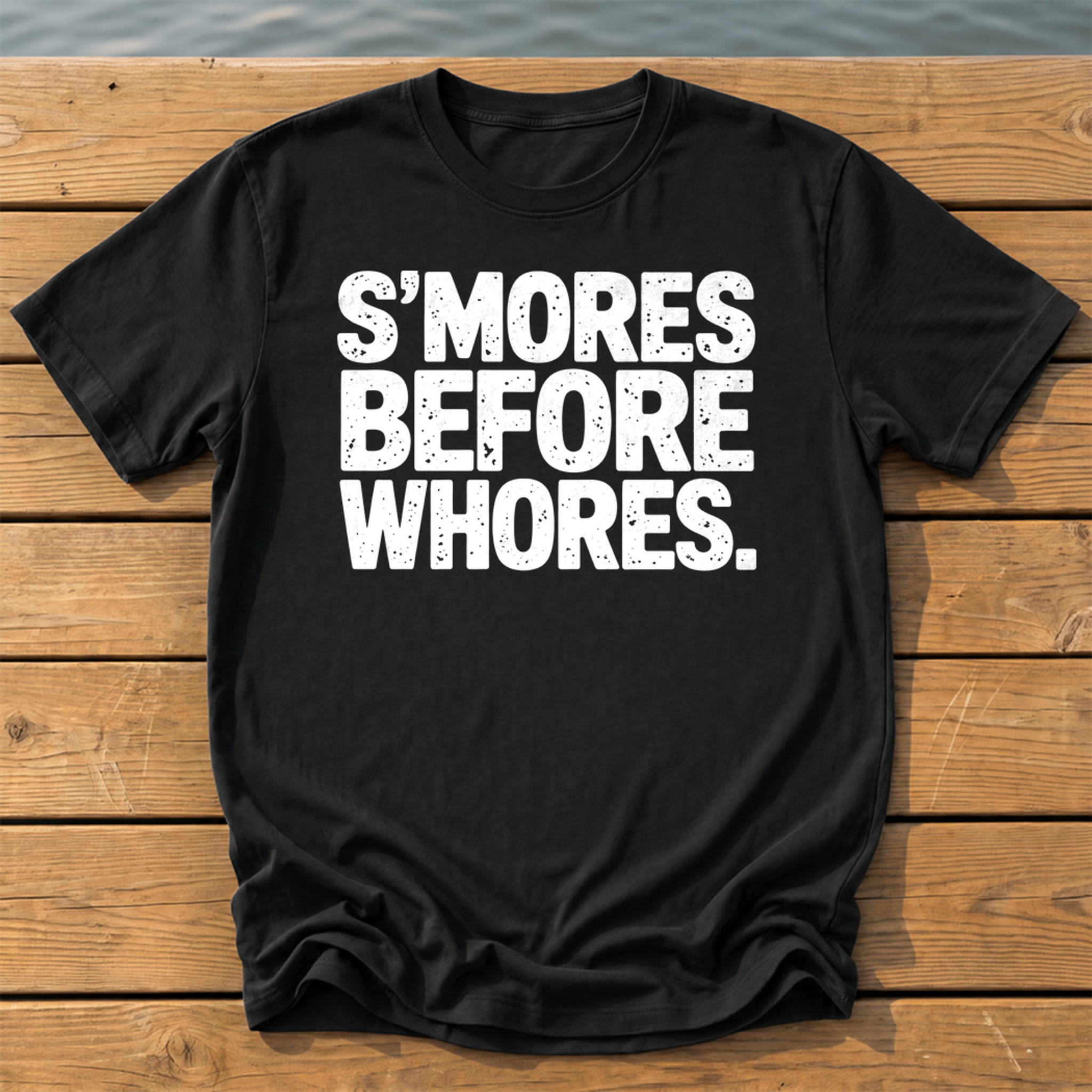 Outside-ish Design 47 T-Shirt — Black