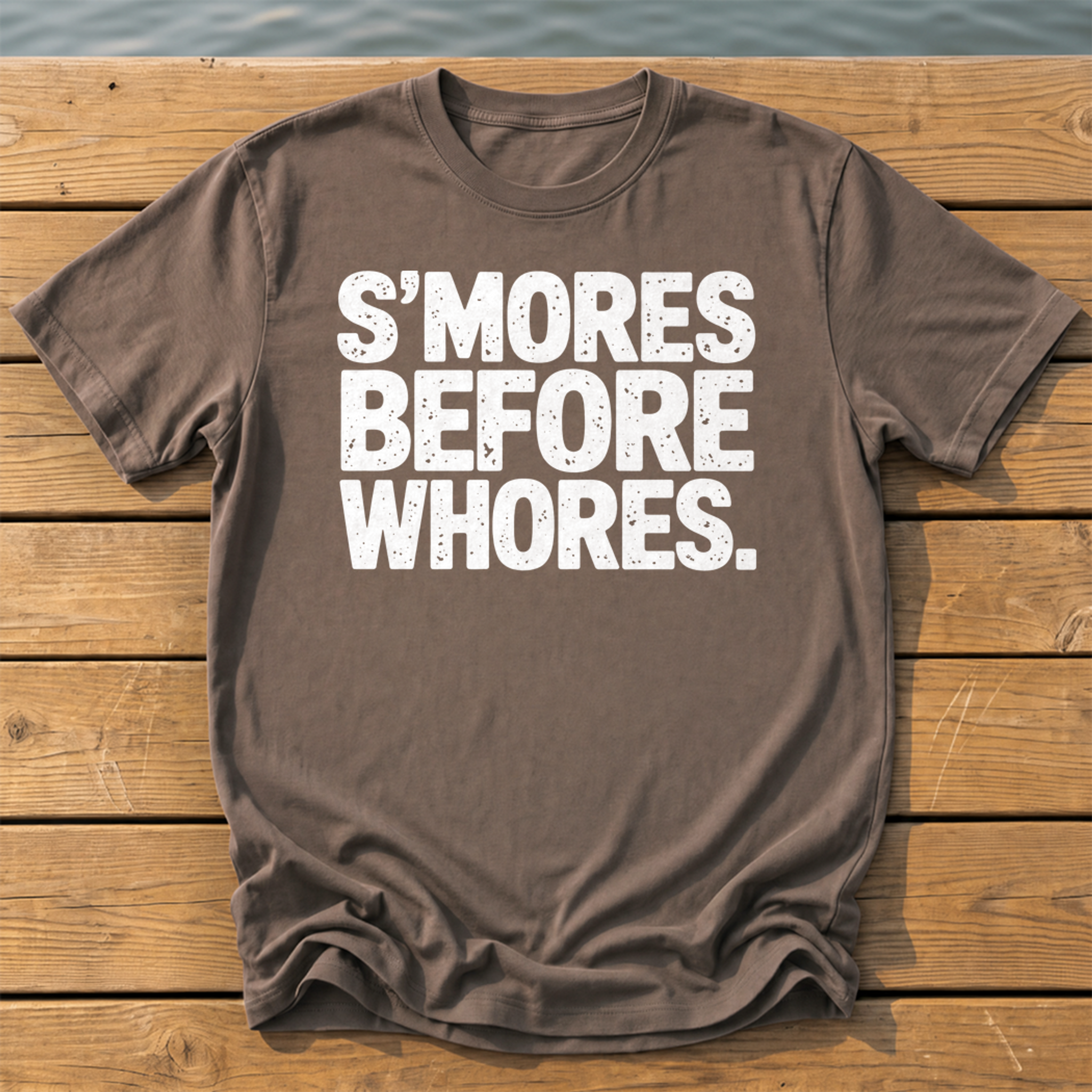 Outside-ish Design 47 T-Shirt — Espresso