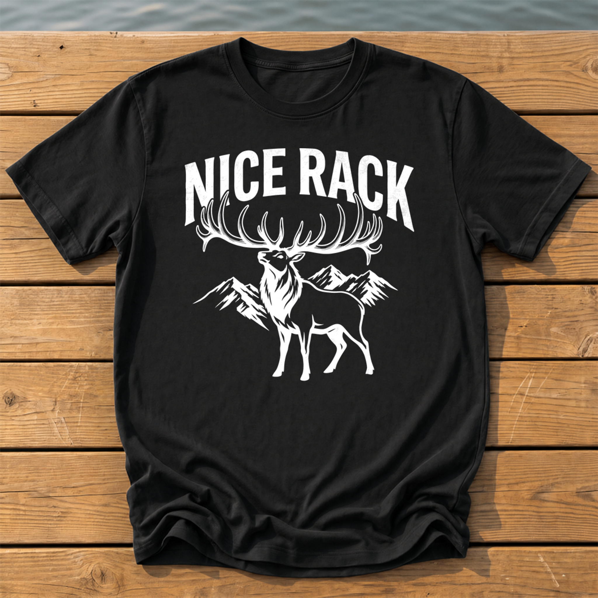 Outside-ish Design 48 T-Shirt — Black
