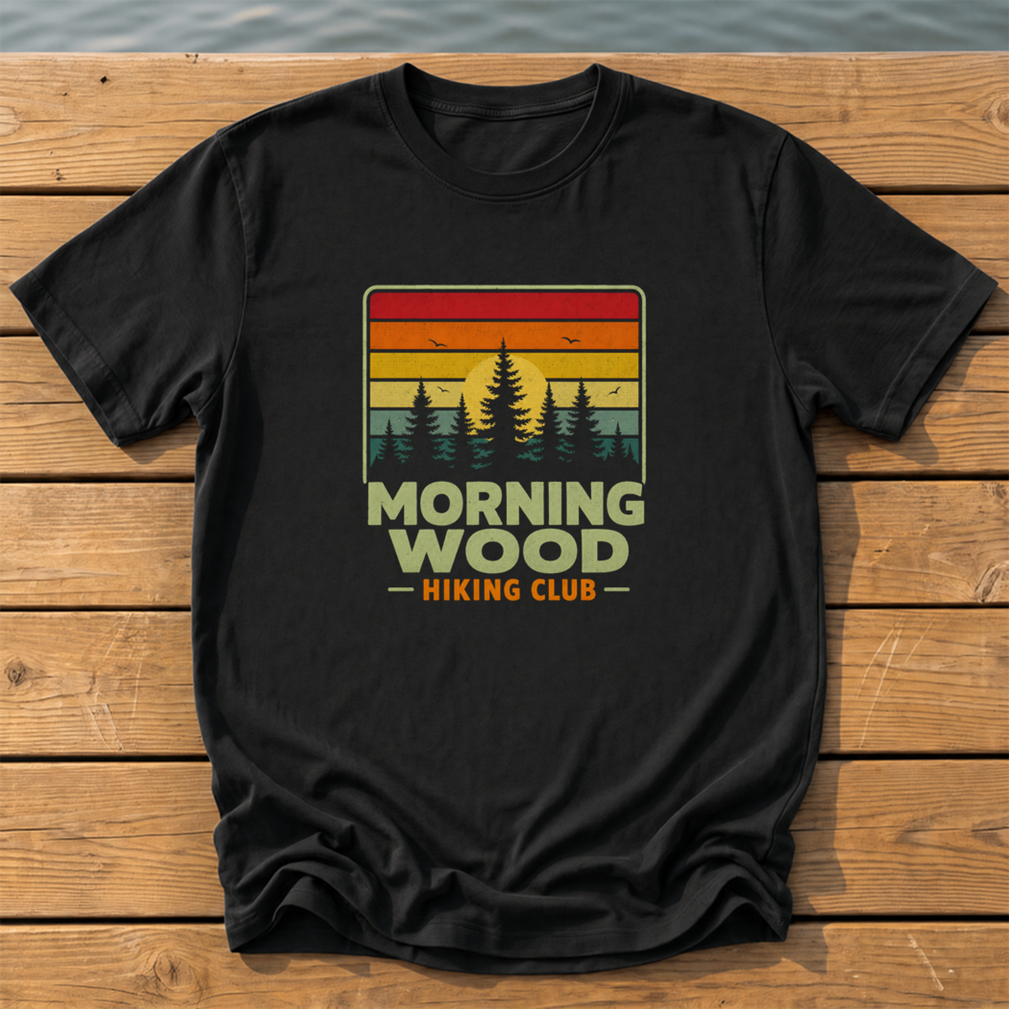 Outside-ish Design 53 T-Shirt — Black