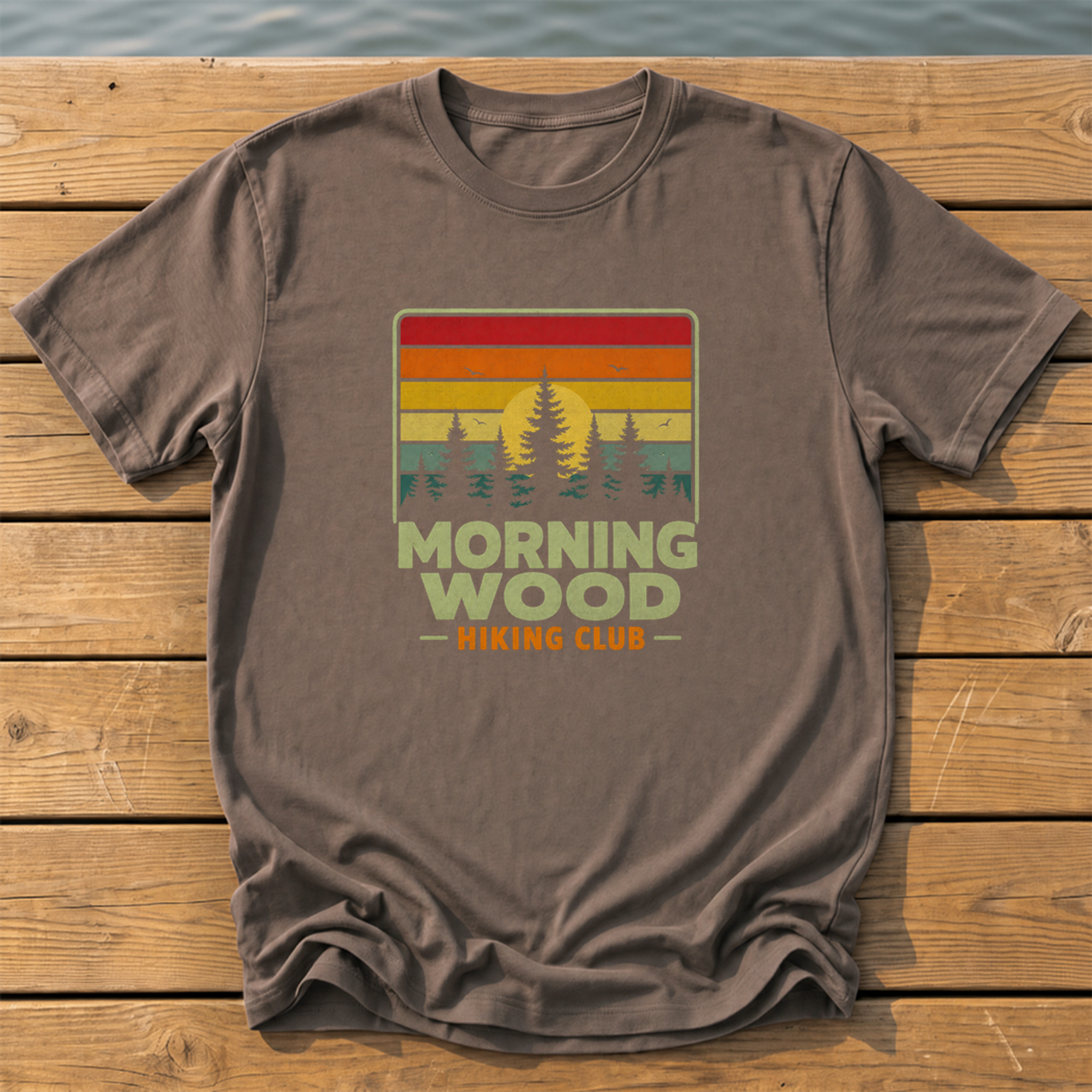 Outside-ish Design 53 T-Shirt — Espresso